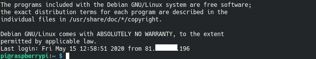 Raspbian_login